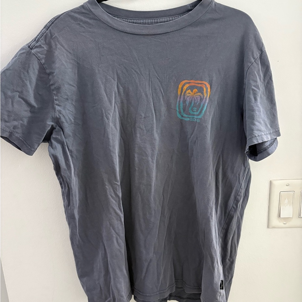 Billabong Charcoal Tee with Multicolor Logo